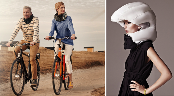 Bicycle airbag discount helmet