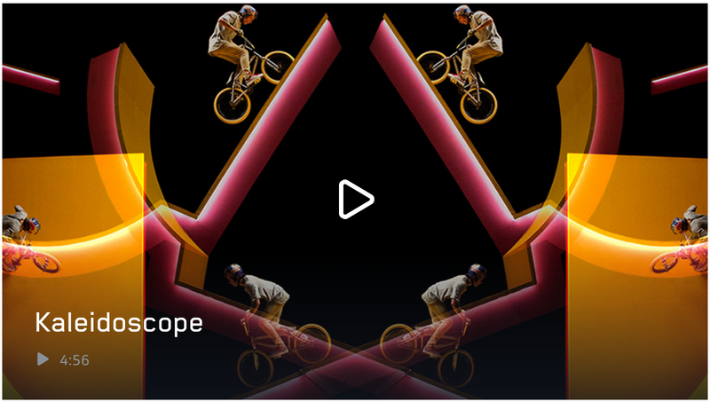 Trippy Kaleidoscope Video by Red Bull & BMX Rider Kriss Kyle