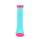 Loco Crew Socks- Loco Stripes - Teal