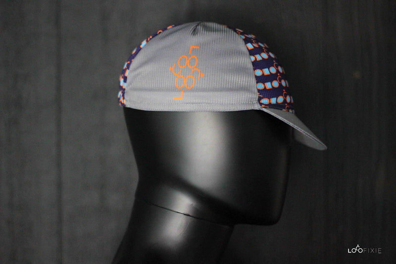 Loco Cycling Cap – Grey/Purple