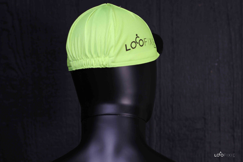 Loco Cycling Cap – Neon Yellow