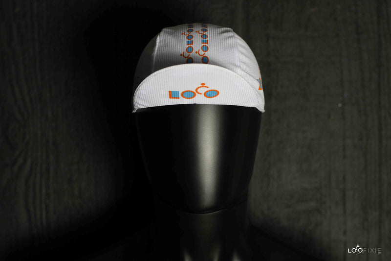 Loco Cycling Cap – White