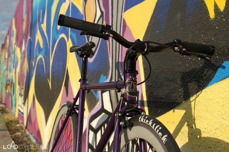 Purple sales fixie bike