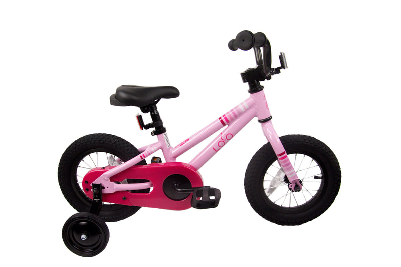 Loco Girl's 12" & 16" Bicycle - The Baby Pink