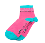 Loco Crew Socks- Loco Stripes - Pink